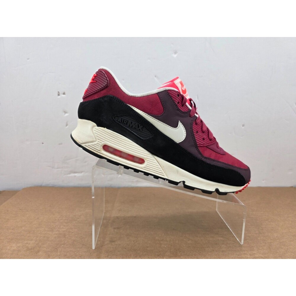 NIKE Air Max 90 PREMIUM Team Red Mortar Velvet Camo Cake 333888 611 Mens 11